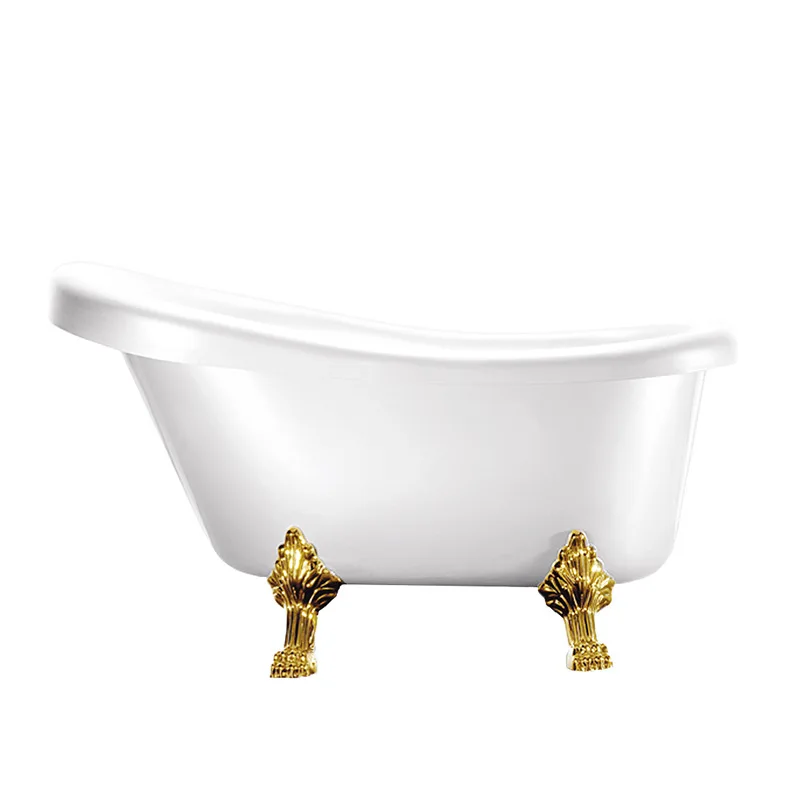 

Wholesale Concubine Bathtub Home Hotel Engineering Cylinder Bath Pearl White Acrylic