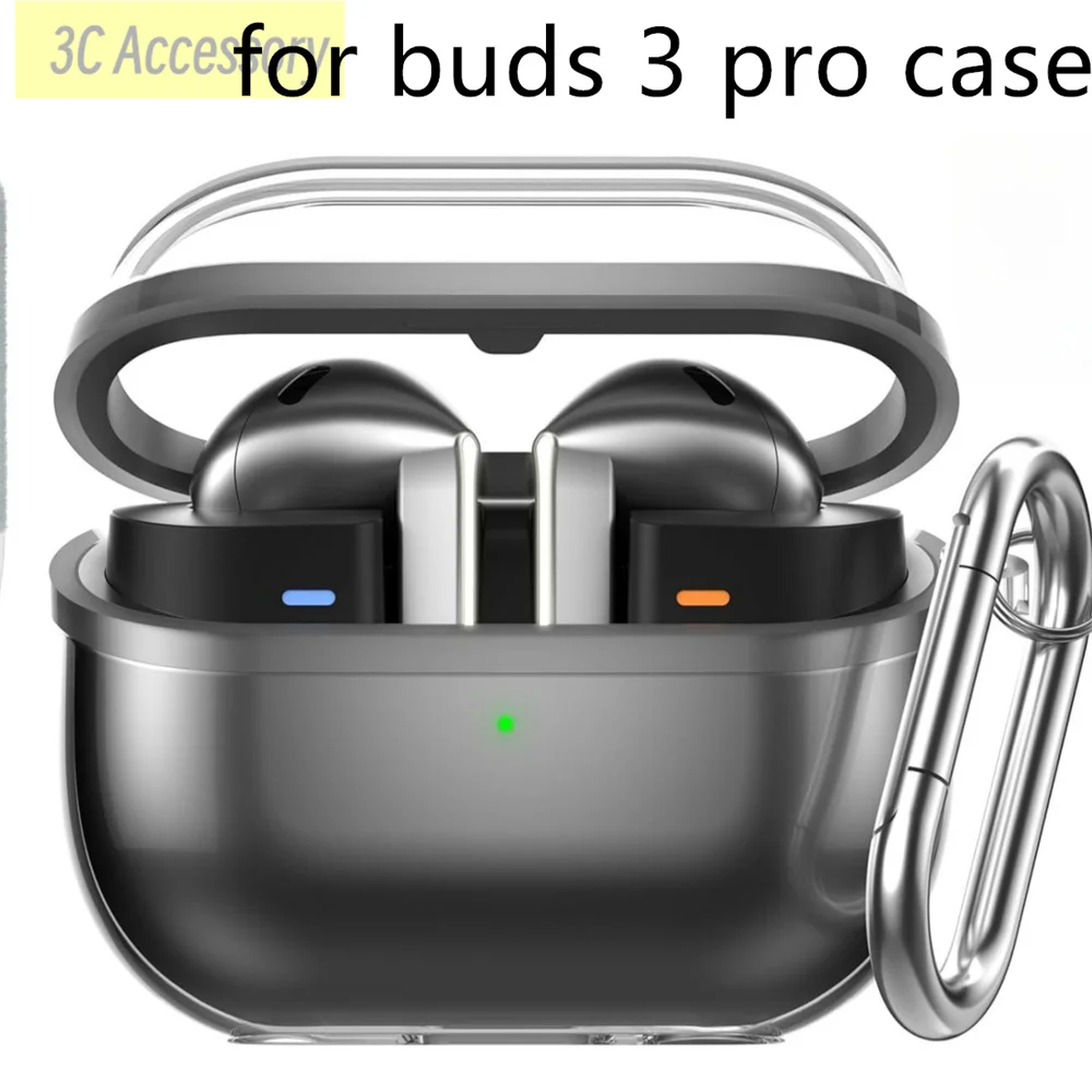 for Buds3 Pro Earphone funda soft tpu transparent earbuds case for Samsung galaxy buds 3 Pro buzz3 pro Scratch protection cover