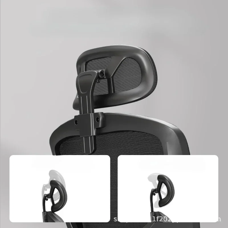 كرسي مكتب مريح قابل للتعديل ارتفاع كرسي داعم للفقرات القطنية تنفس شبكة دوارة مستلق كمبيوتر ألعاب كرسي مكتب الأثاث #5