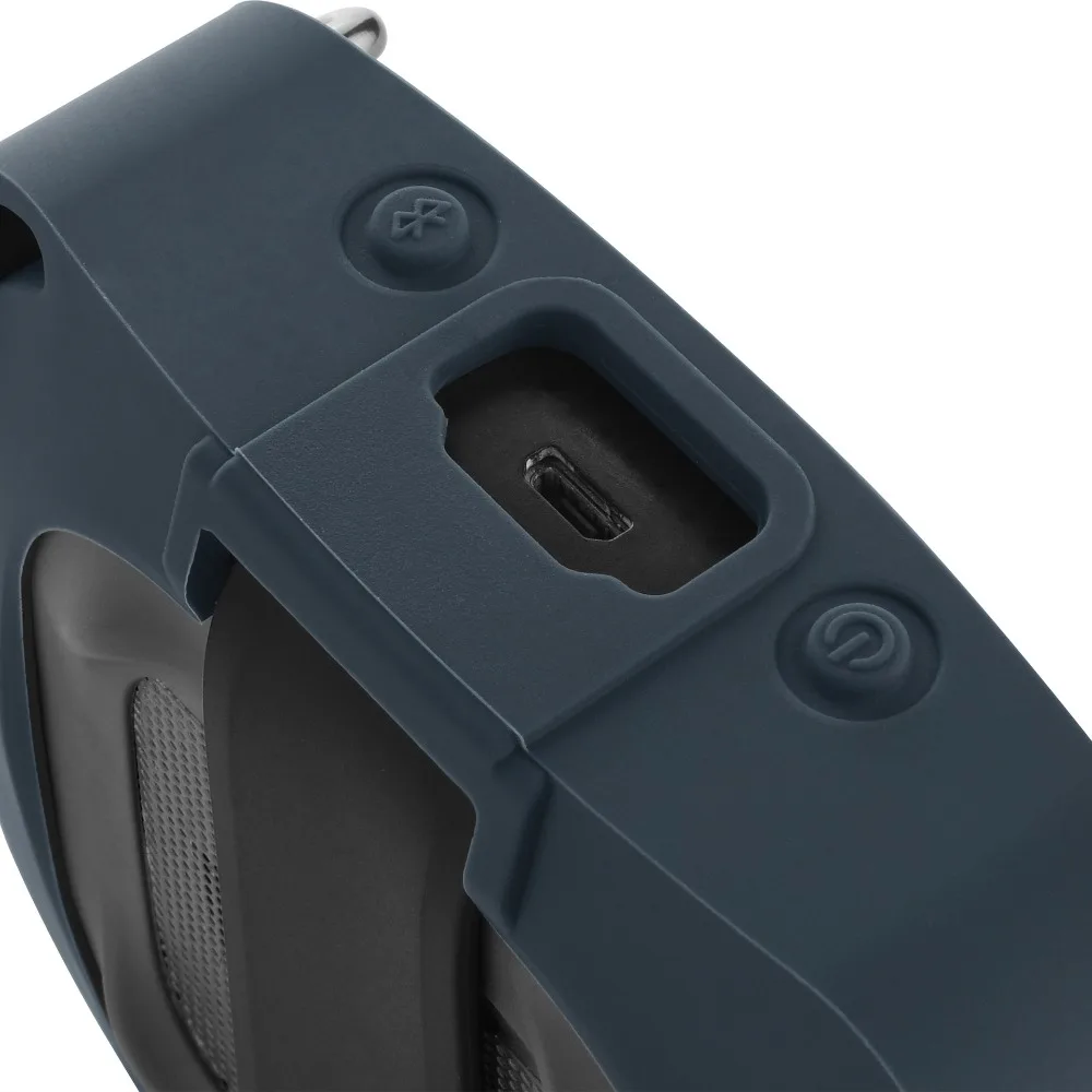 Silica Gel Sound Cover Fall Prevention Buckle Audio Storage Waterproof Sound Protection Shell for Bose SoundLink Micro Camping