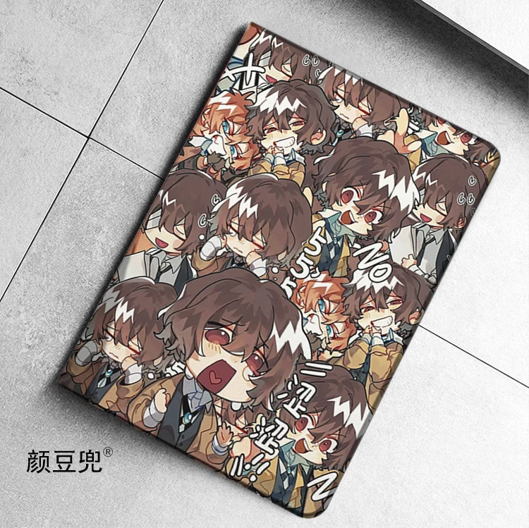 Dazai Osamu Anime Bungo Stray Dogs Case For iPad Air4 5 10.9 Mini 5 6 For Pro 12.9 11 Luxury Silicone iPad 10th Protective Shell