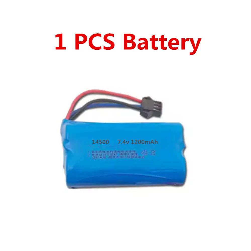 Huina 550HD Rc Excavator Battery 7.4V 1200mAh / Charging Cable For : Huina 550HD Accessories Huina 650 Parts Battery SM-3P Plug