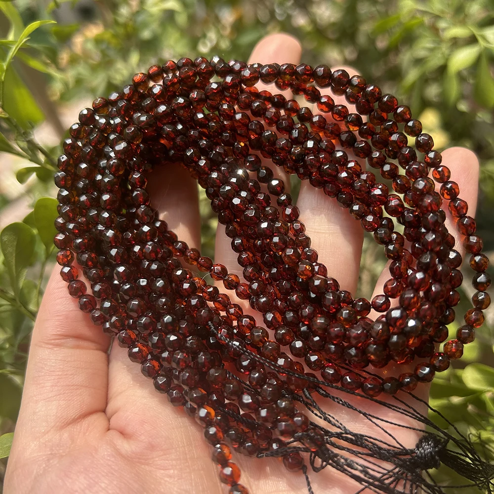 Natürliche echte baltische Blume Bernstein facettierte/runde Perlen 4-7mm, DIY Perle Pflanze Naturstein Männer Frauen Schmuck Großhandel – Detail 8