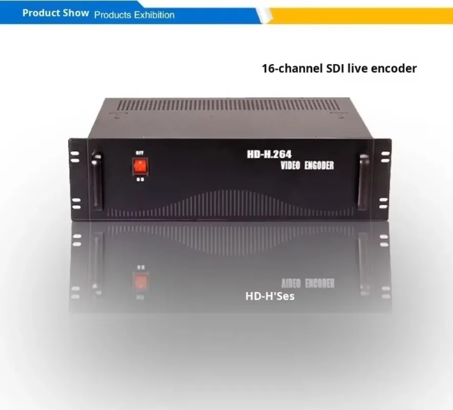 EN6162 16-Channel High-Definition Live Video Encoder SDI Multi-Channel for Radio And TV Broadcasting