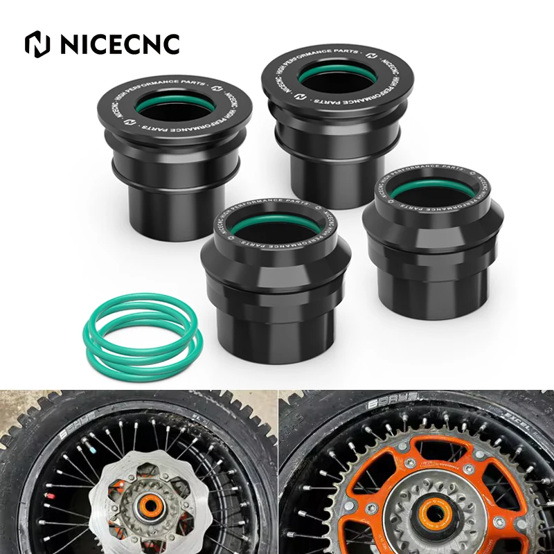NICECNC For GasGas EC 300 EC 250 2021-2023 20MM/22MM Front Rear Wheel Spacers Hub Collars For Husqvarna TE 300 FE 450 2017-2023