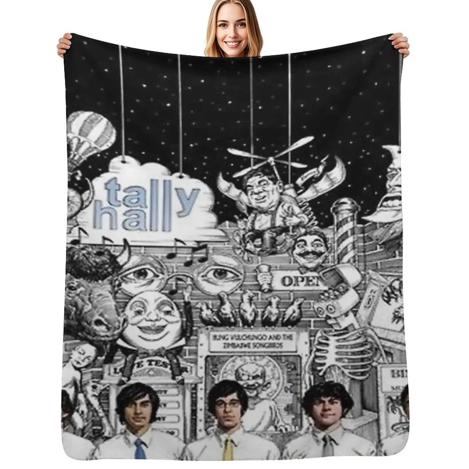 

Mechanical mesuem Throw Blanket Blankets For Bed Soft Plush Plaid Summer Personalized Gift Blanket