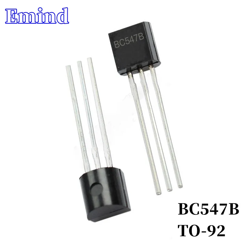 300/500/1000/2000/3000Pcs BC547B DIP Transistor TO-92 NPN Type 45V/200mA Bipolar Amplifier Transistor