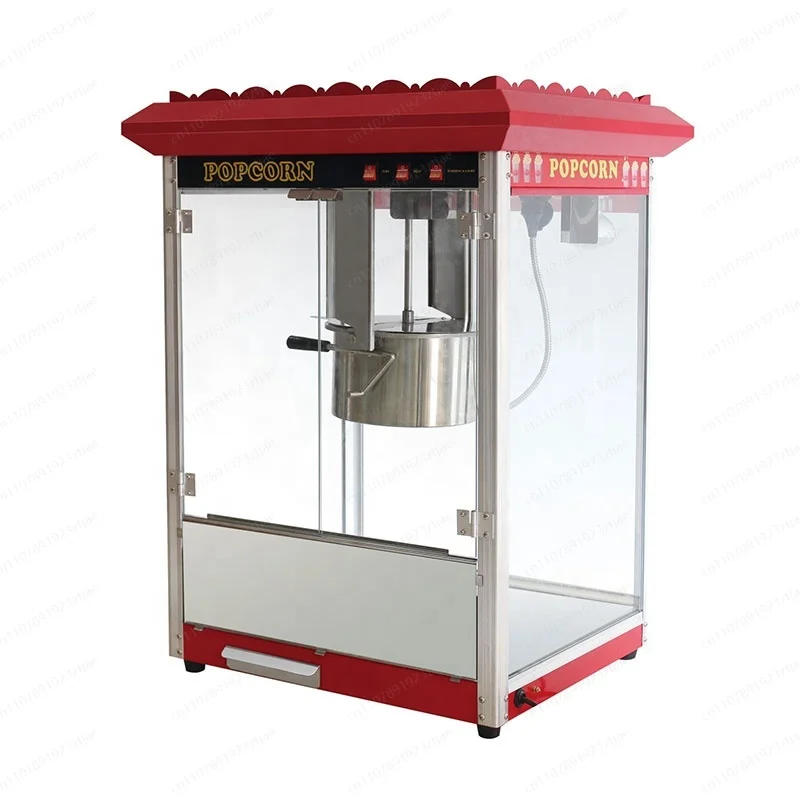 Commercial automatic electric popcorn machine Single pot Popcorn Machine PopcorM making equipment