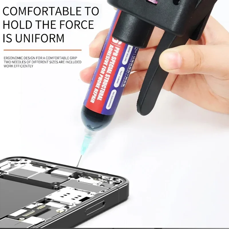 Imagem -03 - Dispositivo de Colagem Manual Reparo do Telefone Móvel Óleo de Solda Soldagem Flux Booster Dispensador para 30cc50cc Luowei-lw-g1