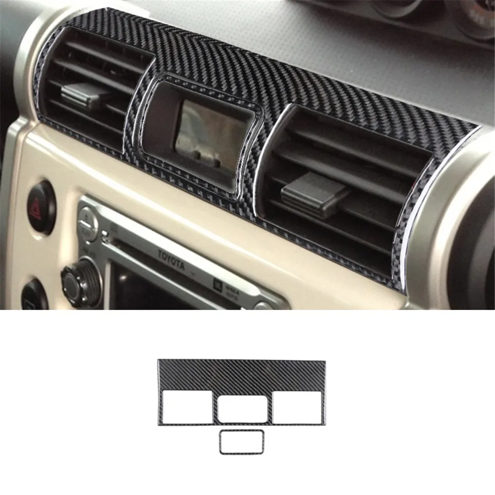 Car Interior Window Lifting Door Handle Rearview Mirror Button Panel Carbon Fiber Trim Sticker For Toyota FJ Curiser 2007-2021