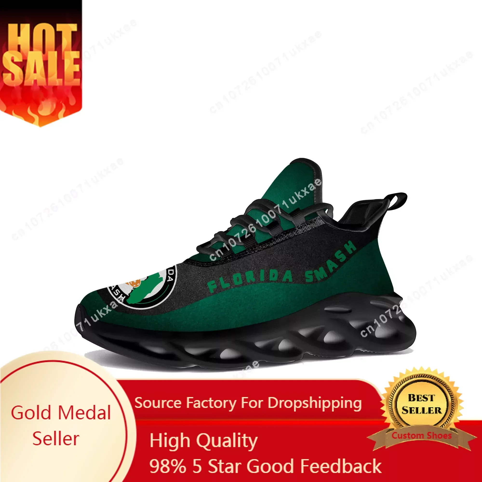 

FLORIDA pickleball customization Flats Sneakers Mens Womens Sports High Quality Sneaker Lace Up Mesh Footwear custom made Shoe