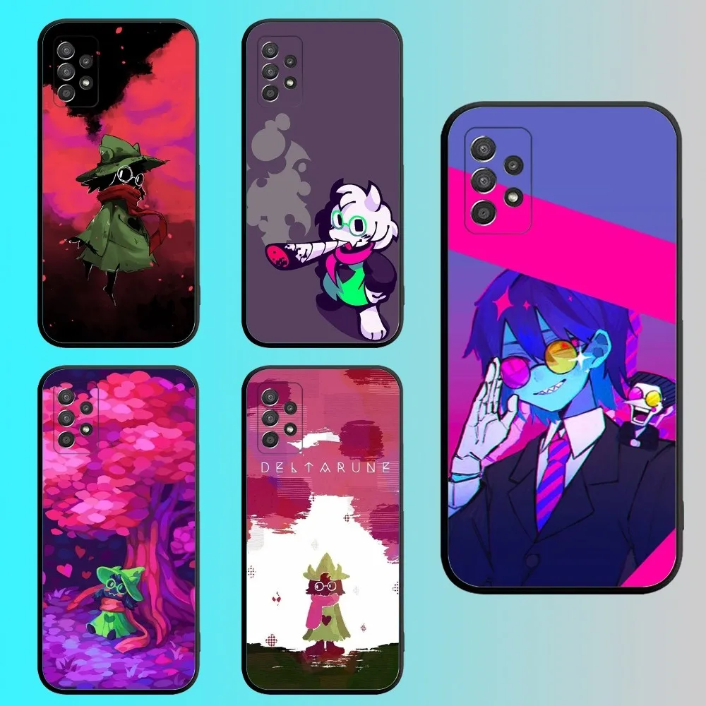 D-Deltarune Kris Game Phone Case For Samsung S 25,24,21,22,23,30,20,Ultra,Plus,Fe,Lite,Note,10,9,5G Black Soft