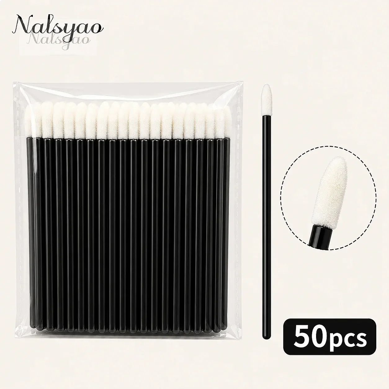 50/500PCS Disposable Lip Brush Eyelash Extension Mascara Applicator Lipstick Wands Makeup Brushes Cosmetic Tools view 5