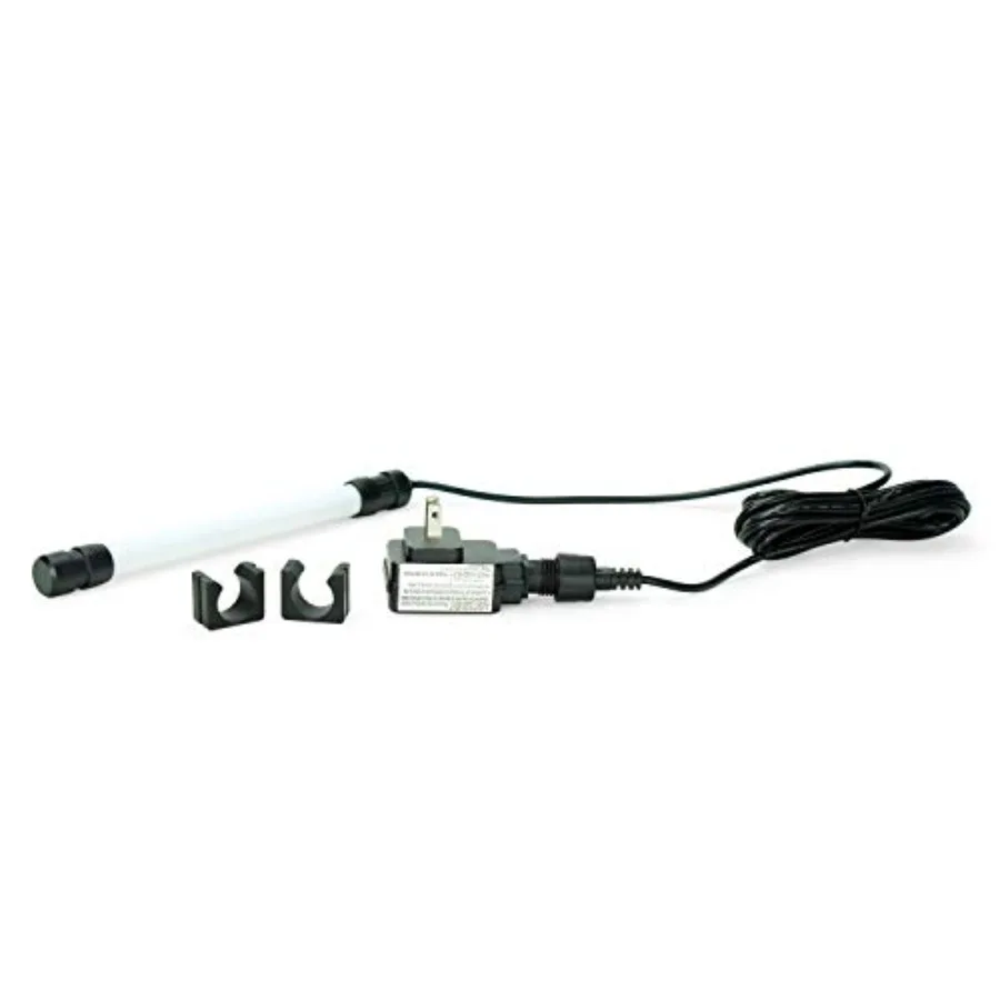 

AquaGarden Mini Pond Light with Transformer 78327 for outdoor water features, ABS plastic housing, black finish, IP68 waterproo