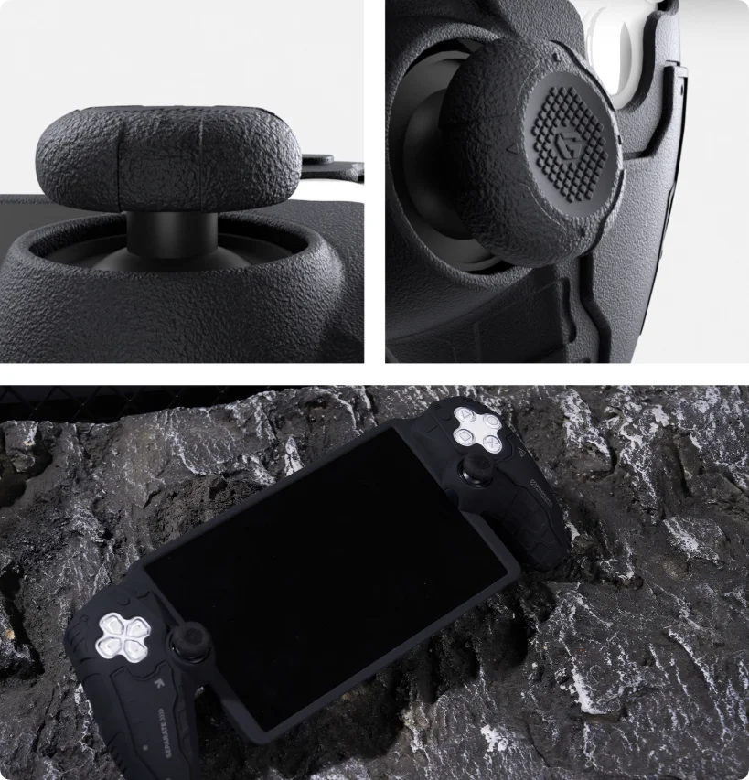 Tactical Matte Silicone Soft Protector Skin For Sony PS5 PlayStation 5 Portal Game Console Case Thumb Stick Grip Cap Full Cover