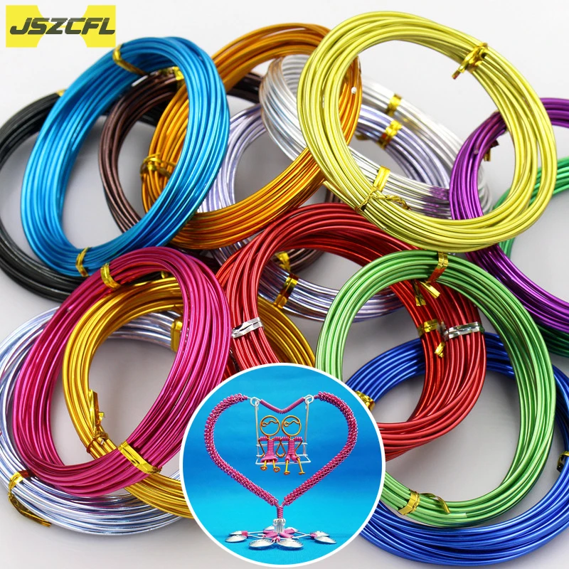 5 Mét Màu Nhôm Dây Nguyên Chất 2Mm Dây Nhôm Tự Làm Sinh Viên Handmade Mô Hình Chất Liệu Bộ Khung Thiết Kế Nghệ Thuật trang Trí Nhà