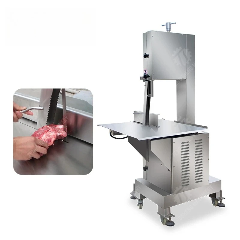 Stainless Steel Commercial Meat Bone Cutting Machine Price Frozen Meat Slicer Chicken Cube Cutting Machine