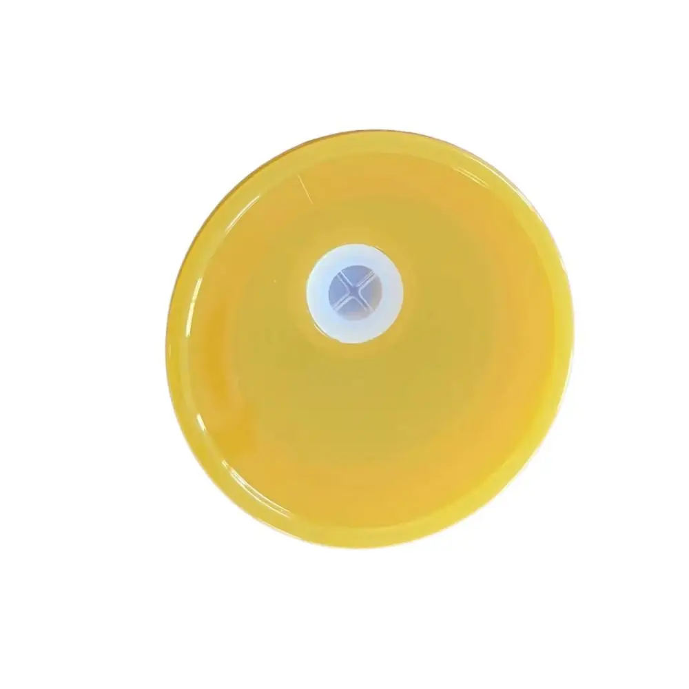 Durable 16 Oz Cup Cover Plastic Candy Color Glass Cup Lids Reusable Iced Coffee Cup Bowl Cover