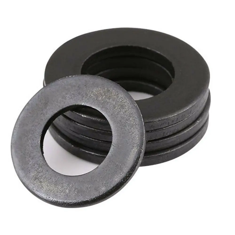 350pcs 7 Sizes Black Nylon Flat Washer Gasket Assortment Kit M2 M2.5 M3 M4 M5 M6 M8 O Ring Kit O Rings Silicone Rubber Gaskets