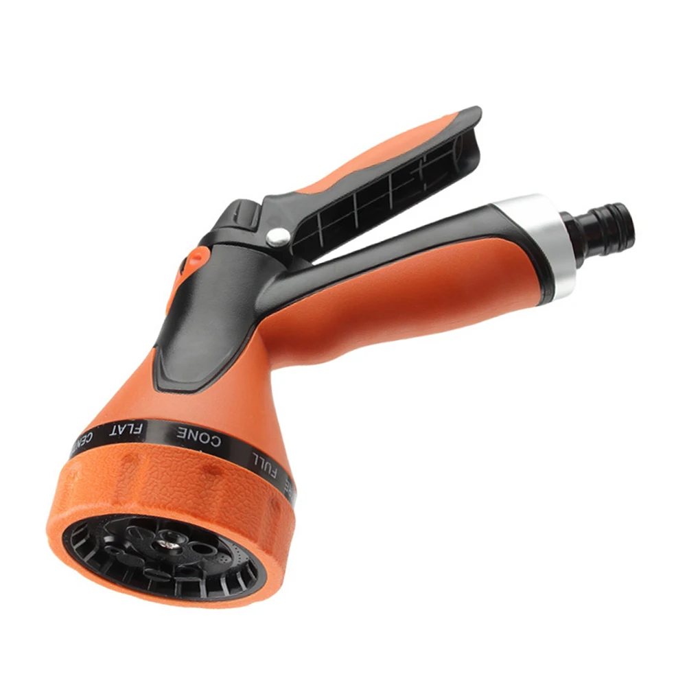 High-Pressure Spray Nozzle with 10 Twist-Selected Patterns and Secure Quick-Connect Fitting for Reliable Outdoor Use