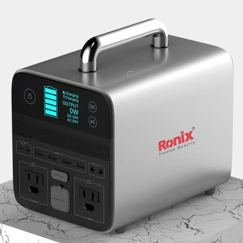 Ronix Mini rechargeable solar generator backup 500watt LifePo4 power supply camping 220V 230V 50HZ portable power station power image 4