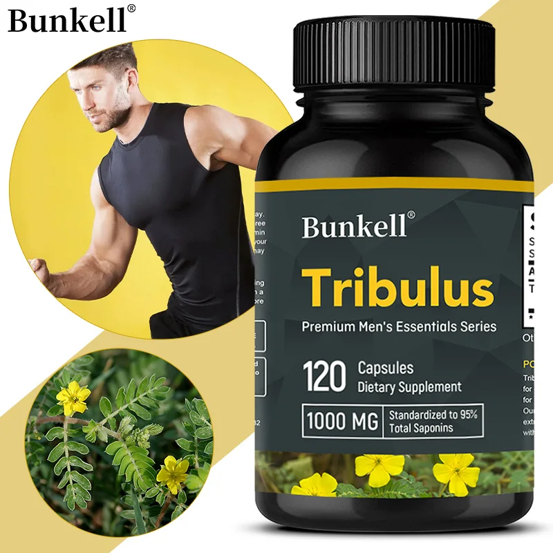 Tribulus Terrestris Capsules - Boosts Energy , Endurance , and Athletic Performance ; Supports Muscle Building and Fitness