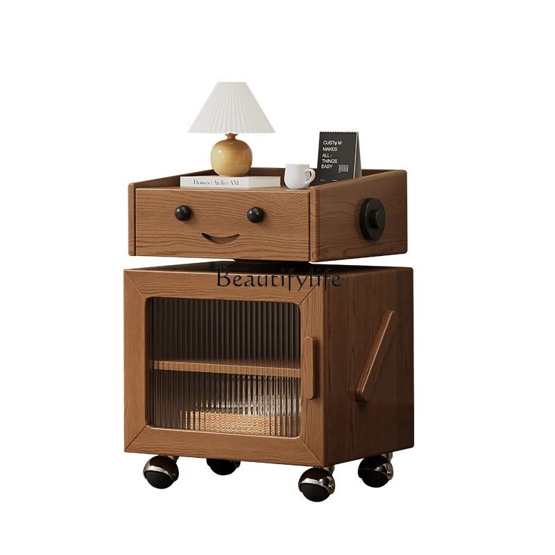 

yj5 Robot bedside table boy removable living room storage locker