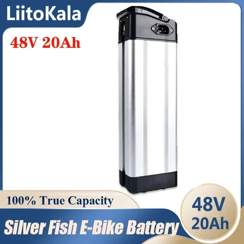 LiitoKala Haiba 48V  Lithium ion Ebike Bicycle Battery Pack 10Ah 15Ah 20Ah For MiFa CMACEWHEEL GW20 750W Folding Bike