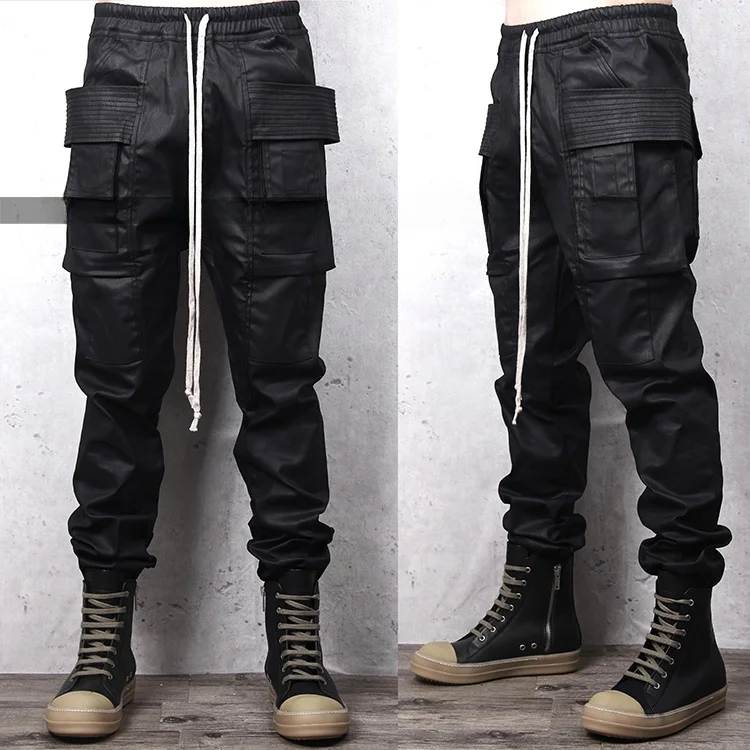 

RODRK Classic k Cargo Wax Fini Casual Harlan Trousers Men's Faion Streetwear Loose Fit Long Pants Urban Sle