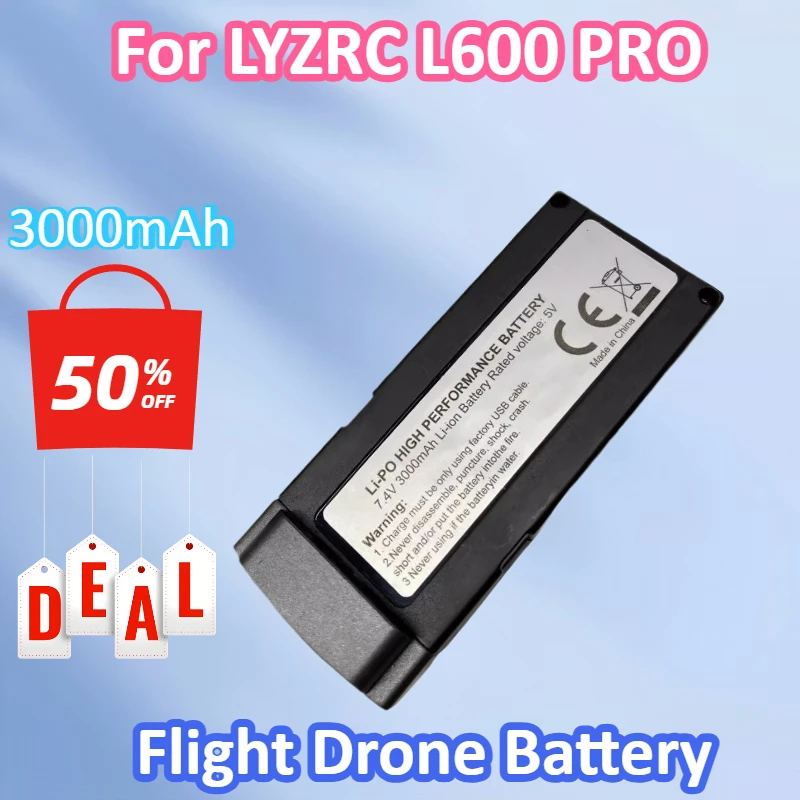 

Brand New L600 PRO 7.4V 3000mAh 30min Battery Fly for LYZRC L600 PRO High Quality Drone Battery Blade Wholesale Flight Battery