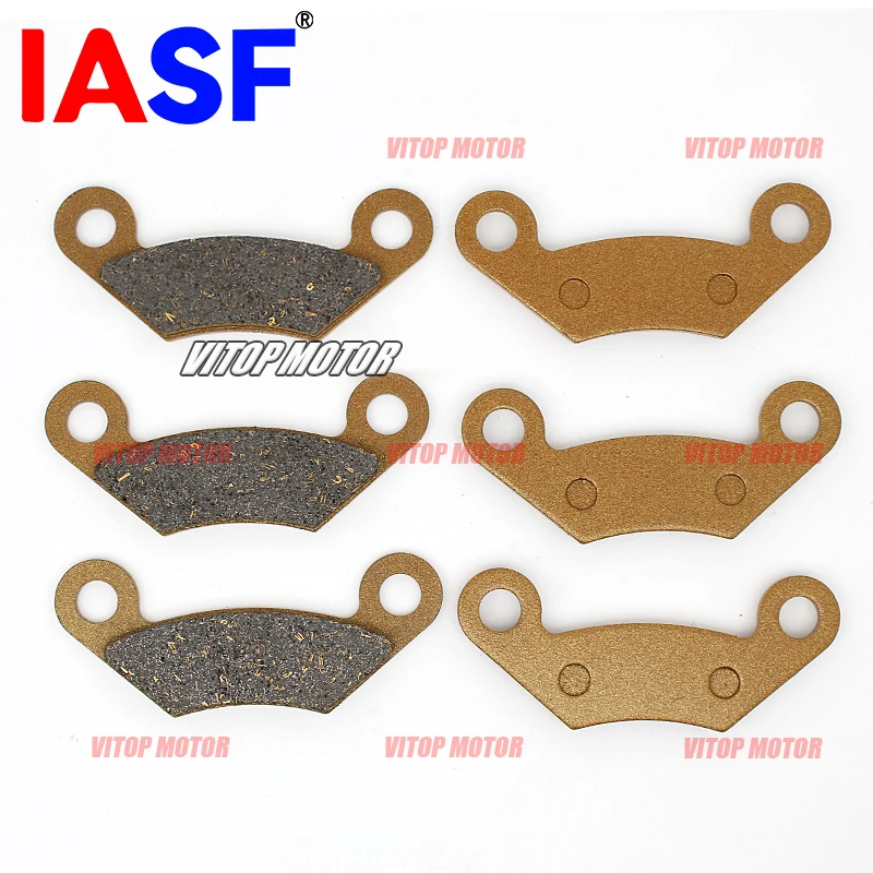 Para cuatrimoto Linhai 550CC LH550 M550L EFI 4X4 LH260 LH300 LH400 LH500 6 unidades pastillas de freno