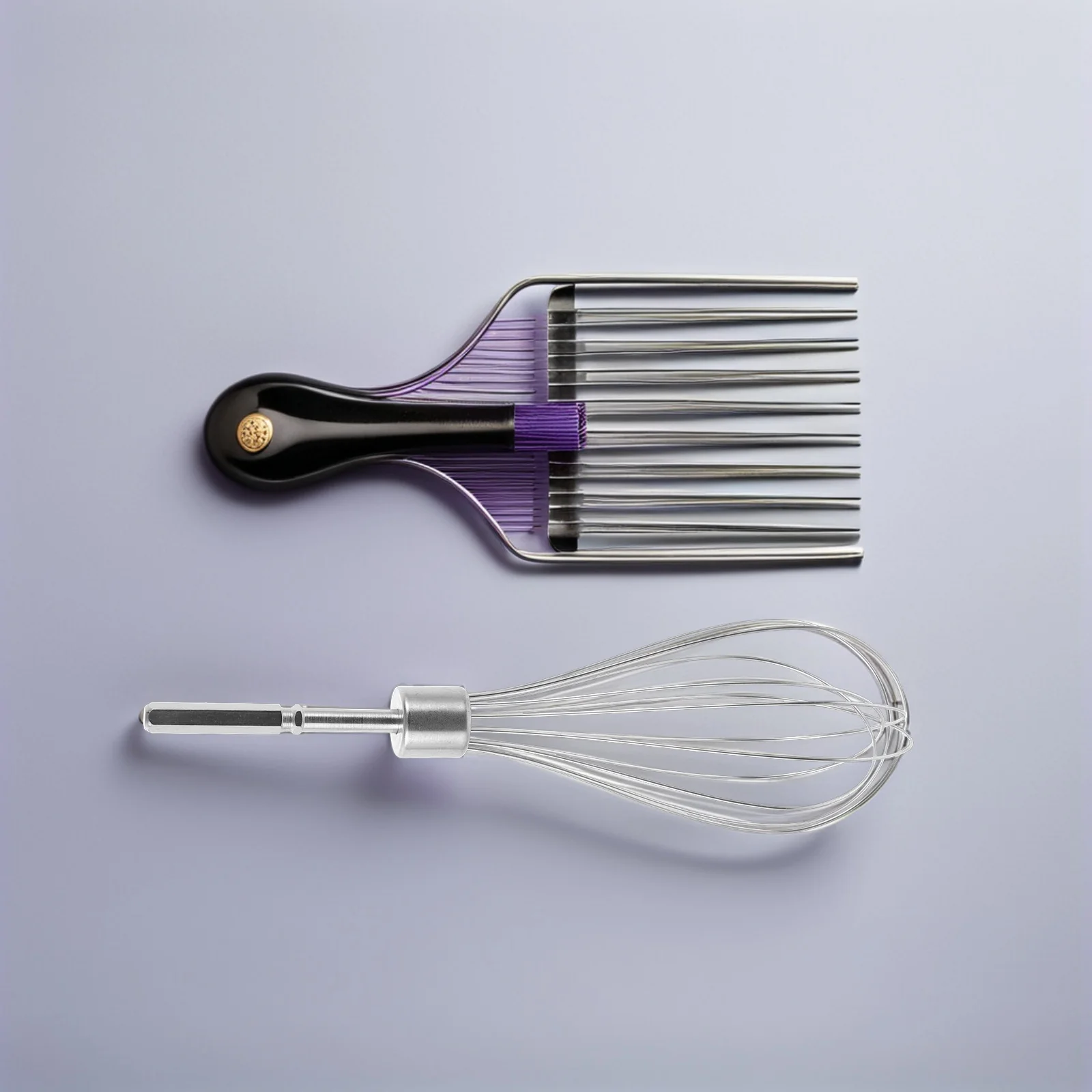 

4Pcs Hair Color Mixer Electric Handheld Stirrer Stainless Steel Turbo Beaters Efficient Salon Pigment Mixing Rod Hair Dye Cream