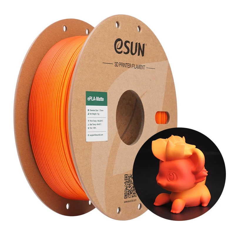 eSUN PLA 3D-printerfilament 1,75 mm 1 kg Regenboog mat PLA 3D-filament voor Bambu Lab Regenboogkleur PLA Mat 3D-printmateriaal