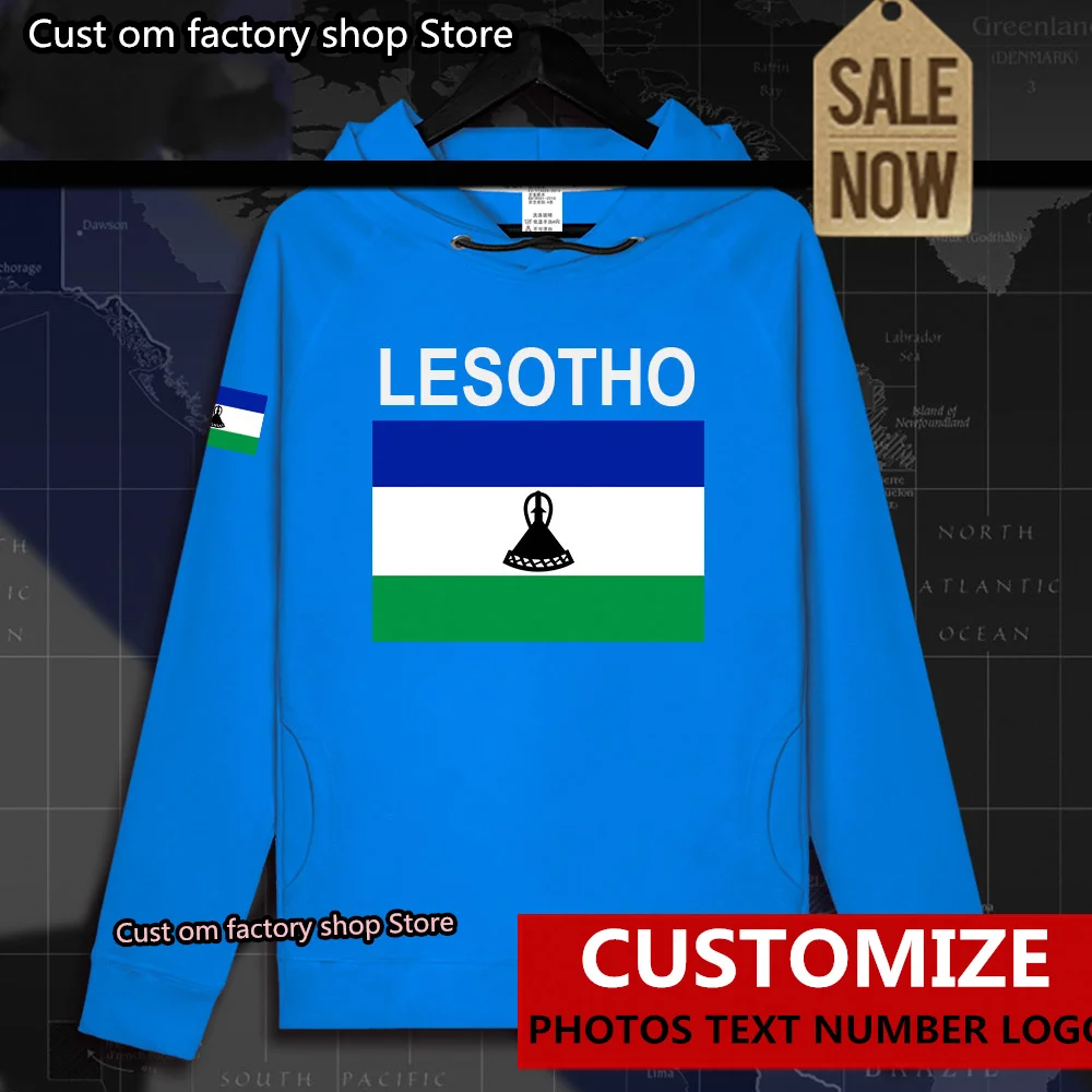 

Lesotho LSO Sotho Basotho LS mens hoodie pullovers hoodies men sweatshirt streetwear clothing hip hop tracksuit nation flag new