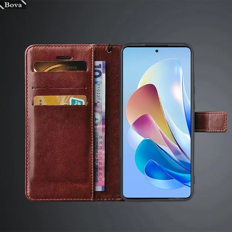 ผู้ถือบัตรสําหรับ ZTE Nubia Z40s Pro Z50 Z60 Z70 Ultra Pu ฝาครอบหนัง Retro กระเป๋าสตางค์ติดตั้งกรณี Capa Fundas coque