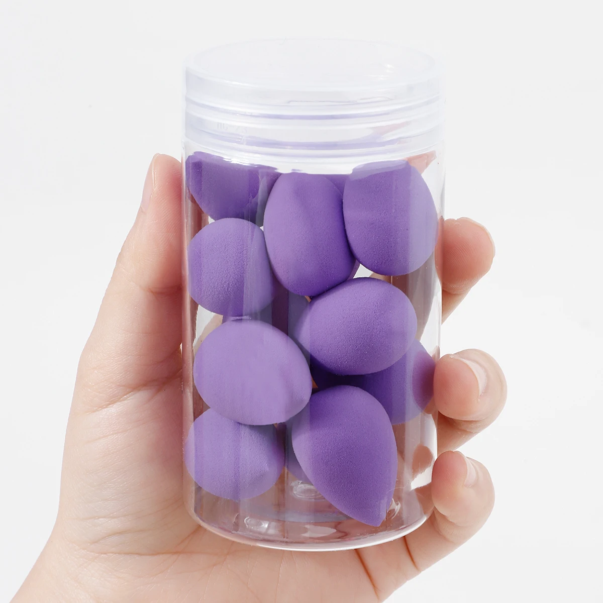 12pcs Mini Beauty Sponge Egg Water Drop Small Makeup Egg powder puff Dry Wet Combined Cosmetic Tools With Storage Box