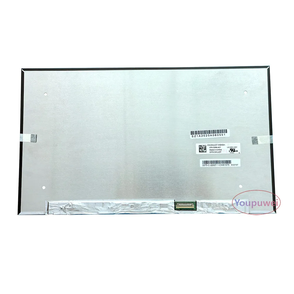 

LQ140M1JW51 Laptop LCD Screen 30-Pins FHD 14.0-inch replacement display