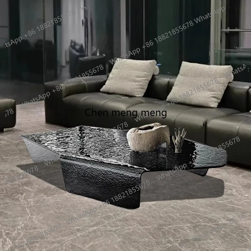 Waterpoor Aesthetic Coffee Table Designer Unique Organizer Creativity Coffee Table Decoration Living Room Meubles Home Furniture