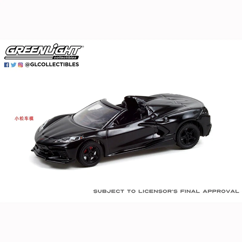 Greenlightโลหะผสม 1:64 2020 Corvette C8 รถกีฬารถผู้ใหญ่คอลเลกชันคลาสสิกจอแสดงผลของขวัญของที่ระลึกของเล่นเด็กจุด