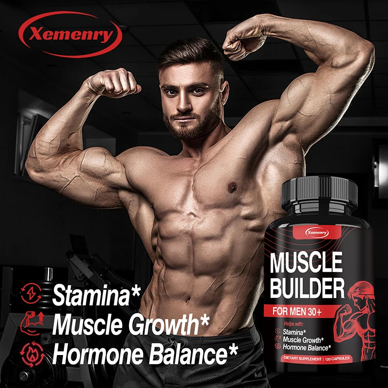 Muscle Builder - Contains Ashwagandha Extract To Boost Muscle, Strength, Endurance and Immune Health