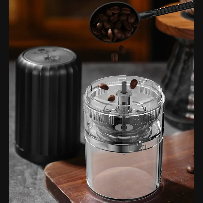 Macinacaffè elettrico portatile Macinacaffè senza fili Macinacaffè con ricarica USB Ruvidità e finezza regolabili