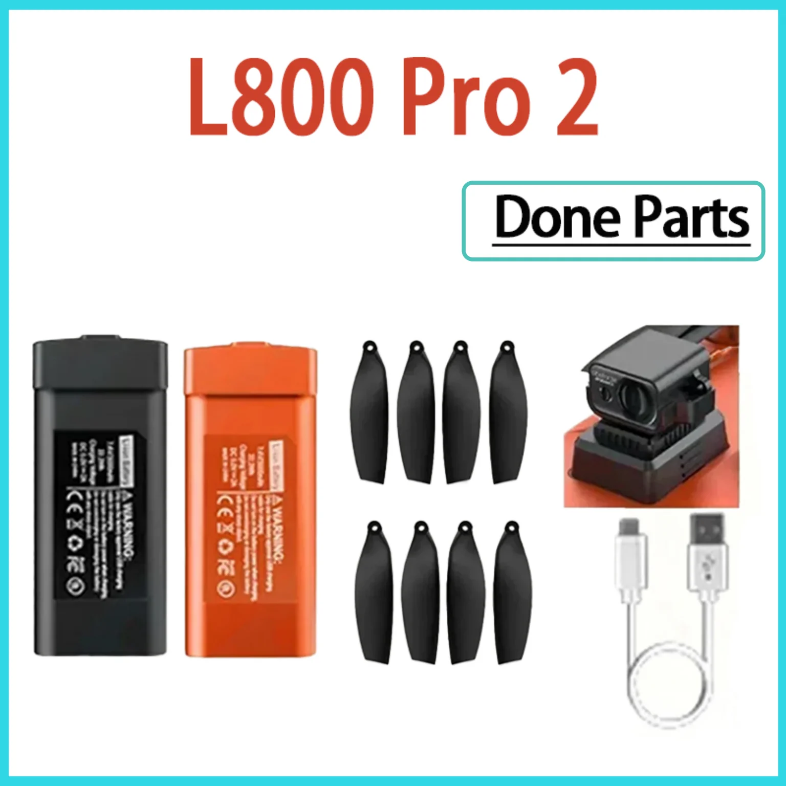 Maple Leaf Props with Battery USB Charger & Obstacle Avoidance Fittings for Drones Parts And Accessories