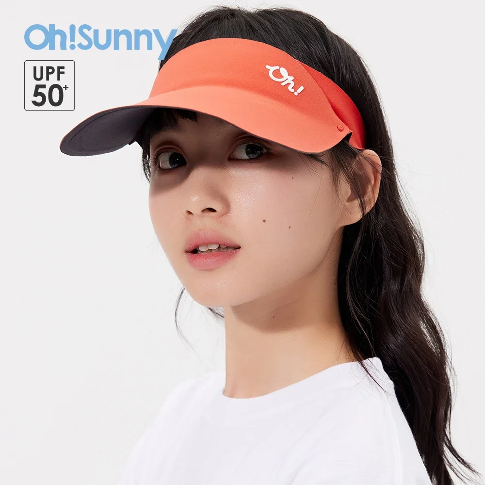 OhSunny Sunhat for Unisex Spring and Summer Anti-ultraviolet UPF50+ Outdoor Sports Running Riding Peaked Cap Empty Top Hats