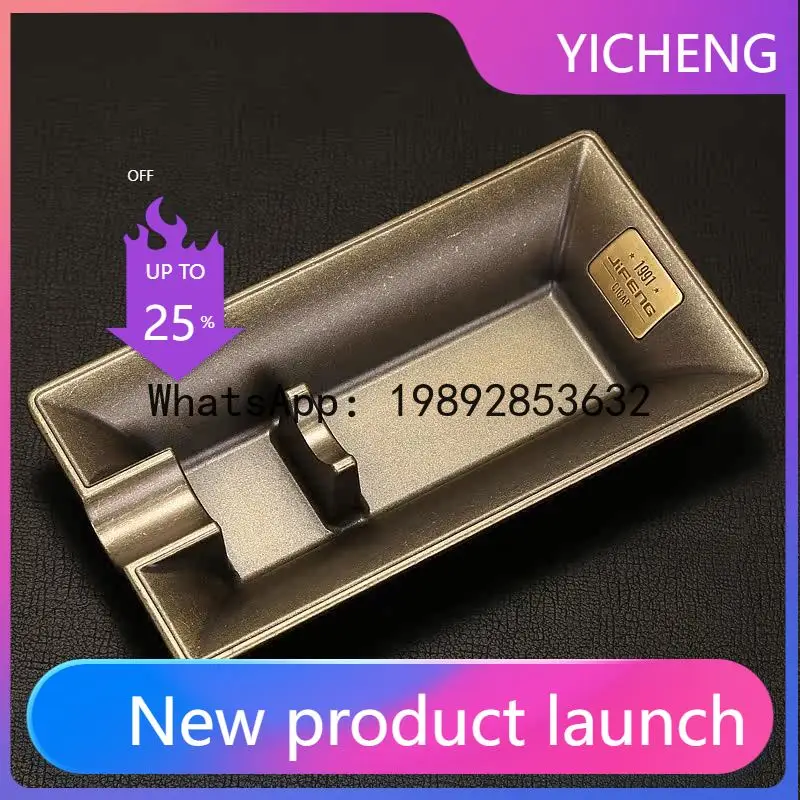 

Cigar ashtray creative metal retro craft large diameter living room smoke extinguisher for homestylish