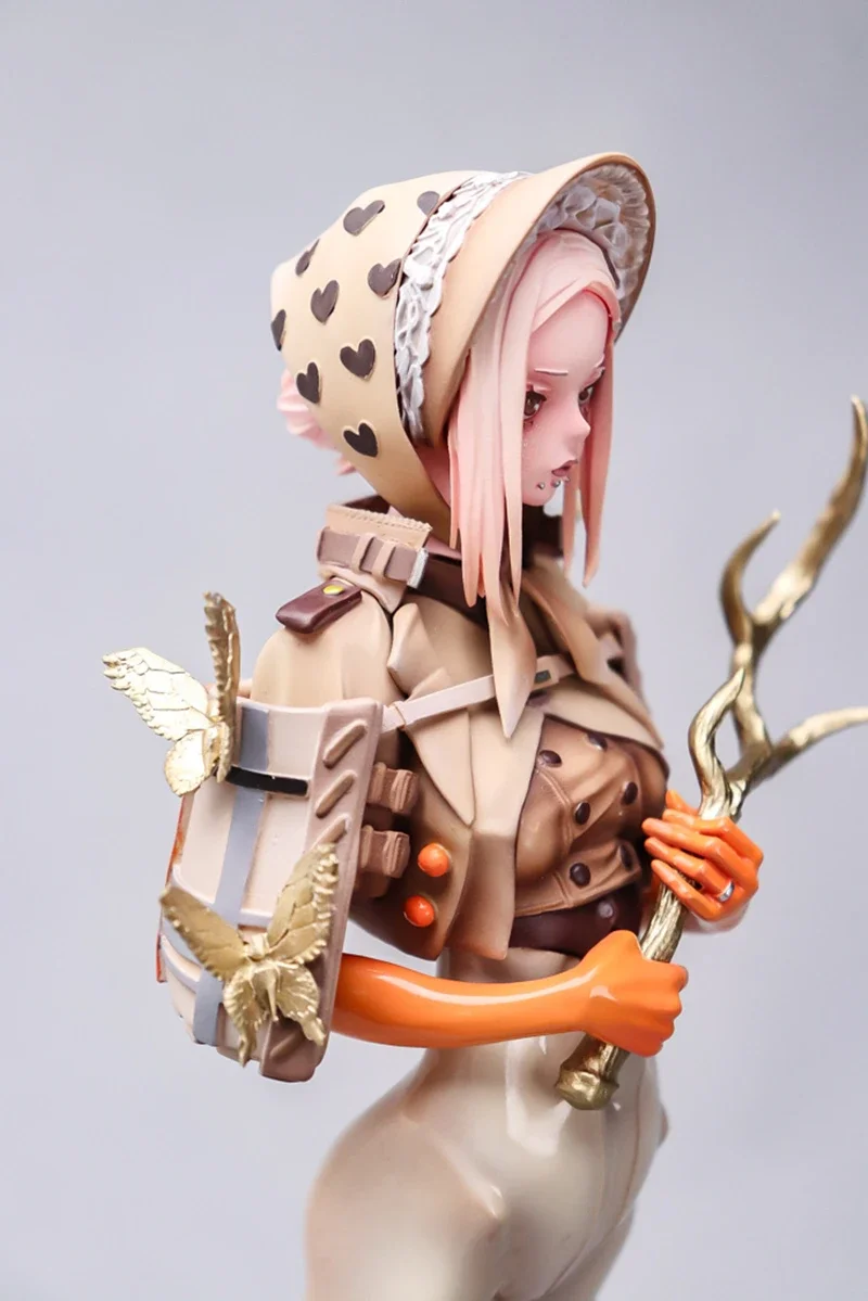 260mm High Resin Hand-Made Figure Model Kit Obstetrics and Gynecology Maid Deer GK Statue  Unassembled Unpainted 3D printing