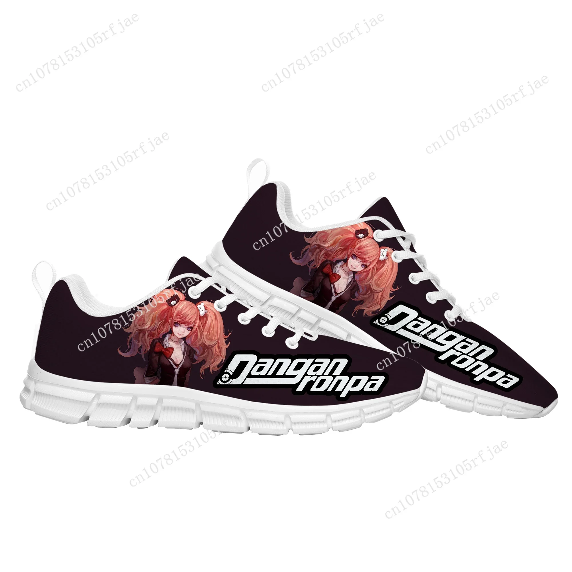 Cartoon Game Danganronpa Junko Enoshima Sports Shoes High Quality Mens Womens Sneaker Tailor Made Couple Built Shoes