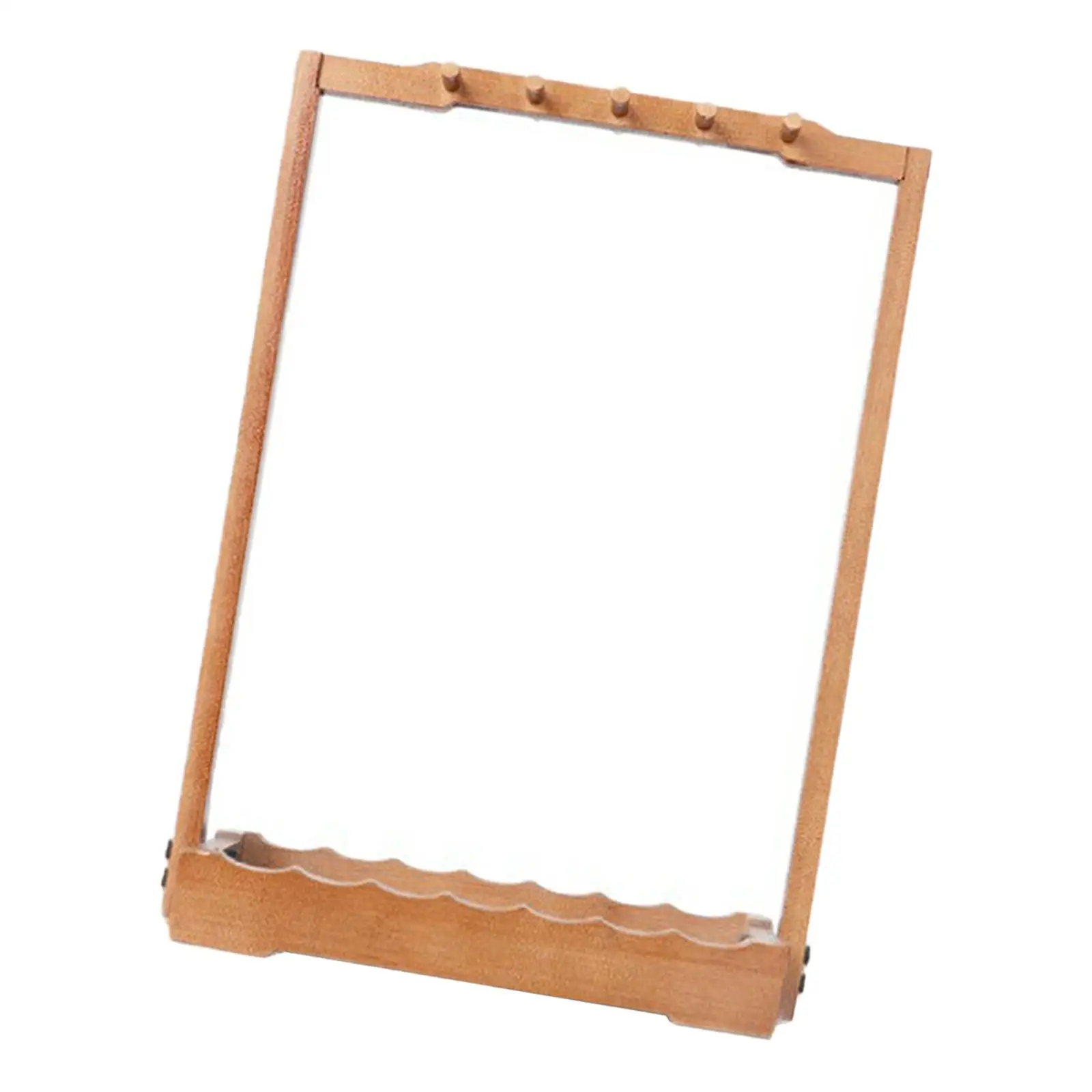 Calligraphy Sumi Brush Hanger Wooden Writing Brush Rack Easy to Assemble Multifunctional for Study Room Home Office Students