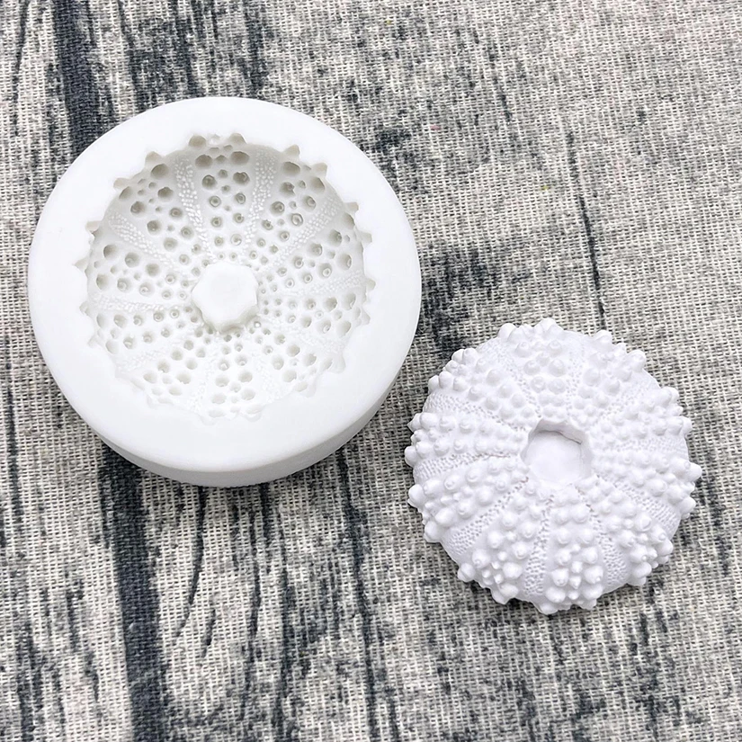 Sea Urchin Shell Silicone Cake Baking Mold Sugarcraft Chocolate Cupcake Resin Tools Fondant Cake Decorating Tools