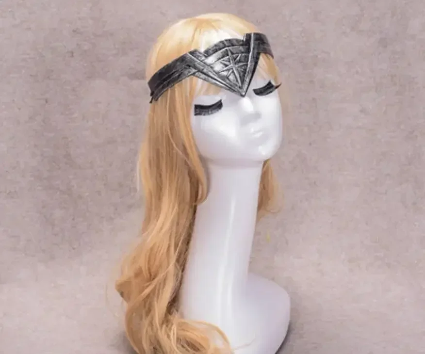 2025 Diana Prince Princess Cosplay Costumes Headwear Superhero Halloween Accessory Prop