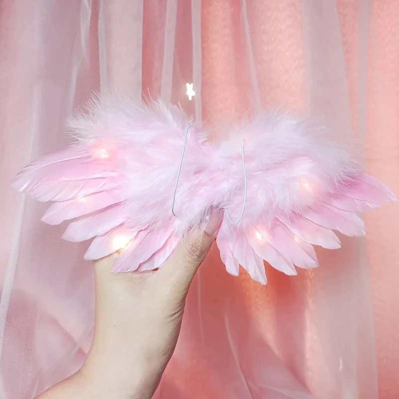 Cotton Doll Use Angel Demon Bat Feather Wings DIY Kawaii Doll Accessories Beautiful and Delicate Colorful Halloween Kids Gifts